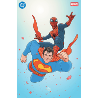 DC/Marvel Superman/Spider-Man #1 Exclusive Tradeless Spot Foil Cover Variant By Frank Quitely