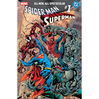Marvel/DC Spider-Man/Superman #1 Exclusive Trade Cover Variant By Bryan Hitch