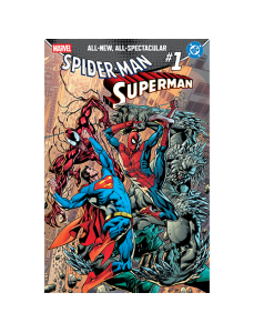 Marvel/DC Spider-Man/Superman #1 Exclusive Trade Cover Variant By Bryan Hitch