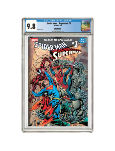 Marvel/DC Spider-Man/Superman #1 Exclusive Trade Cover Variant CGC Graded