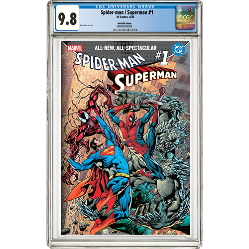 Marvel/DC Spider-Man/Superman #1 Exclusive Trade Cover Variant CGC Graded