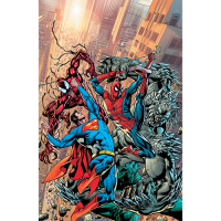 Marvel/DC Spider-Man/Superman #1 Exclusive Tradeless Cover Variant By Bryan Hitch