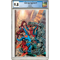 Marvel/DC Spider-Man/Superman #1 Exclusive Tradeless Cover Variant CGC Graded