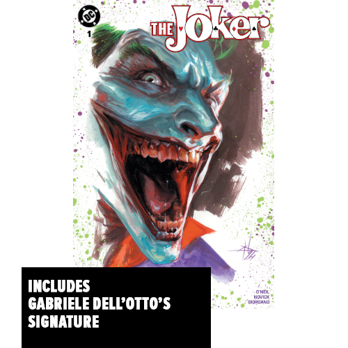 The Joker #1 Exclusive Trade Cover Variant Signed by Gabriele Dell'Otto