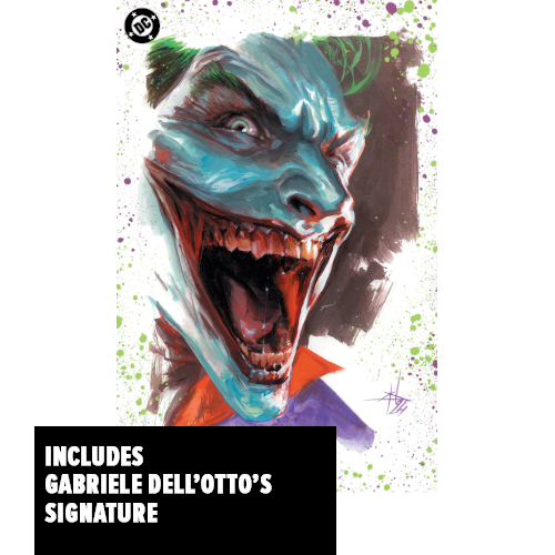The Joker #1 Exclusive Virgin Cover Variant Signed by Gabriele Dell'Otto