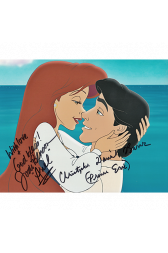 Jodi Benson & Christopher Daniel Barnes Autographed 8"x10" (The Little Mermaid)