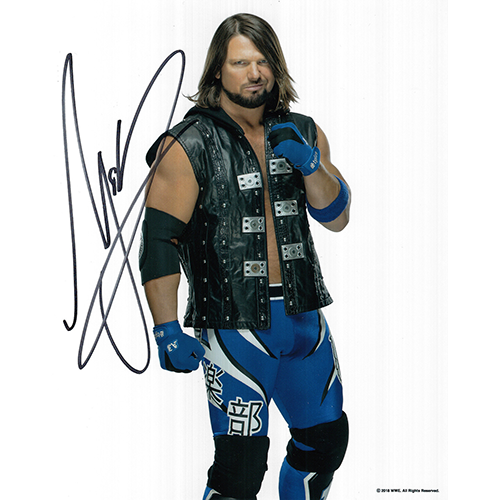 AJ Styles Autographed 8"x10" (WWE)