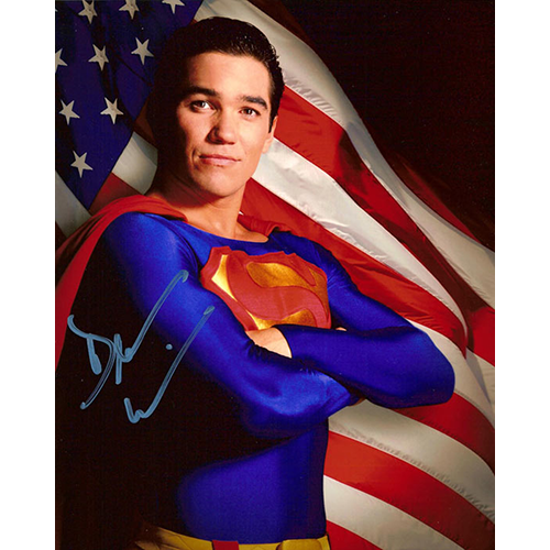 Dean Cain Autographed 8"x10" (Lois & Clark: Superman Flag)