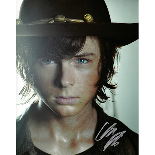 Chandler Riggs Autographed 8" x 10" (The Walking Dead)