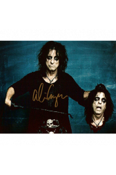 Alice Cooper Autographed 8"x10" (Severed Head)