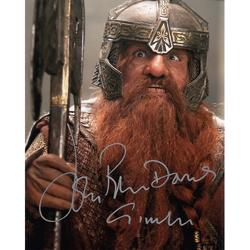 John Rhys Davies Autographed 8"x10" (Lord of the Rings)