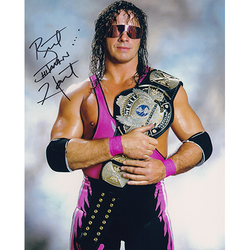 Bret Hart Autographed 8"x10" (WWE)