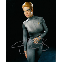 Jeri Ryan Autographed 8" x 10" (Star Trek Voyager 1)