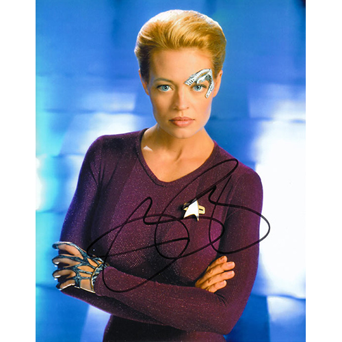 Jeri Ryan Autographed 8" x 10" (Star Trek Voyager 2)