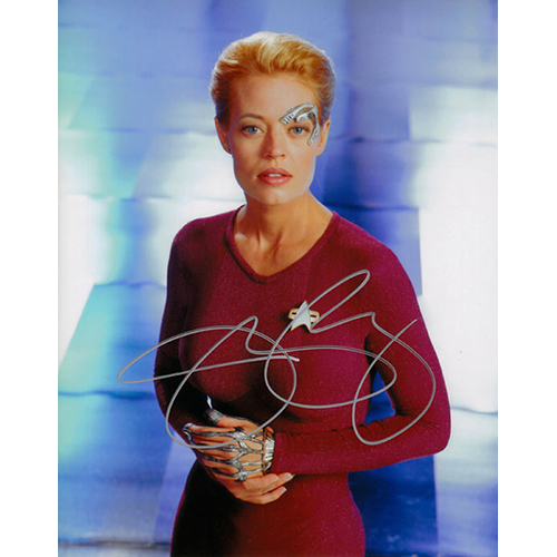 Jeri Ryan Autographed 8" x 10" (Star Trek Voyager 4)