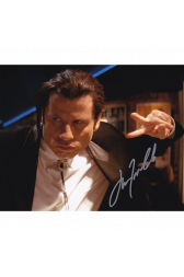 John Travolta Autographed 8"x10" (Pulp Fiction)