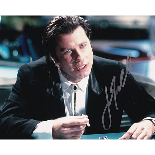 John Travolta Autographed 8"x10" (Pulp Fiction)