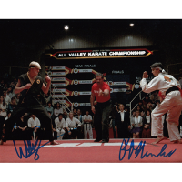 Ralph Macchio / William Zabka Autographed 8"x10" (Karate Kid)