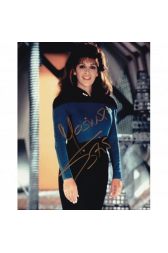 Marina Sirtis Autographed 8"x10" (Star Trek: The Next Generation)