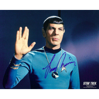 Leonard Nimoy Autographed 8"x10" (Star Trek - Spock 1)