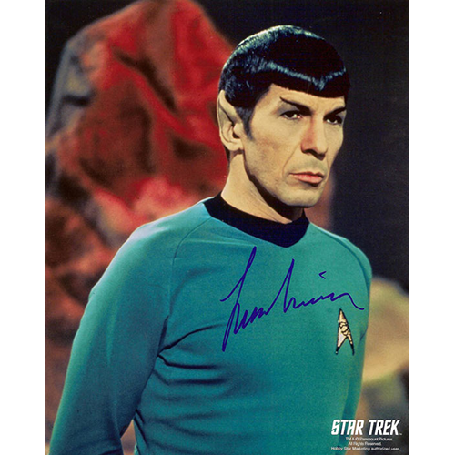 Leonard Nimoy Autographed 8"x10" (Star Trek - Spock 2)