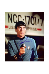 Leonard Nimoy Autographed 8"x10" (Star Trek - Spock 3)