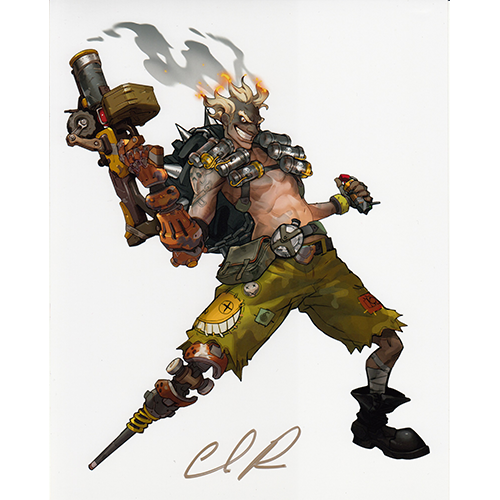 Chris Parson Autographed 8"x10" (Overwatch)