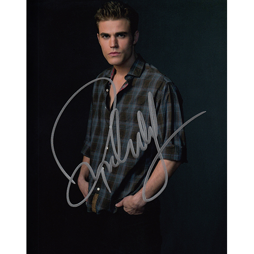 Paul Wesley Autographed 8"x10" (The Vampire Diaries)