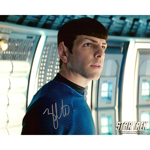 Zachary Quinto Autographed 8"x10" (Star Trek - Spock 2)