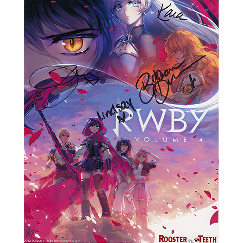 RWBY Cast Signed Autographed 8"x10" (RWBY)