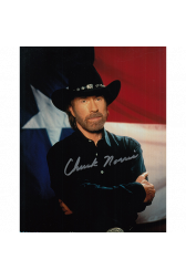 Chuck Norris Autographed 8"x10" (Walker Texas Ranger)