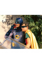 Burt Ward Autographed 8"x10" (Batman And Robin)