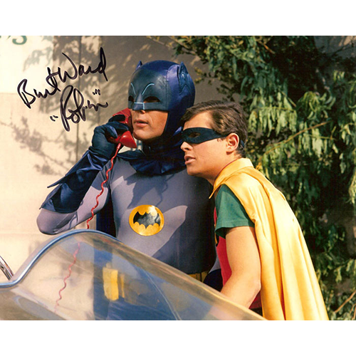 Burt Ward Autographed 8"x10" (Batman And Robin)