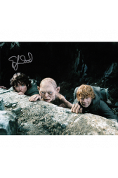 Elijah Wood Autographed 8"x10" (Lord of the Rings - Trio)