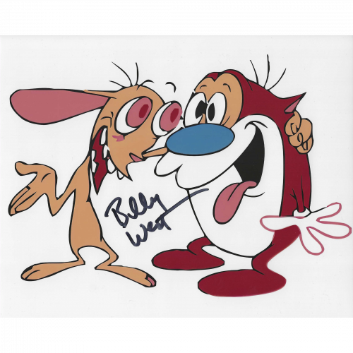 Billy West Autographed 8"x10" (Ren & Stimpy)