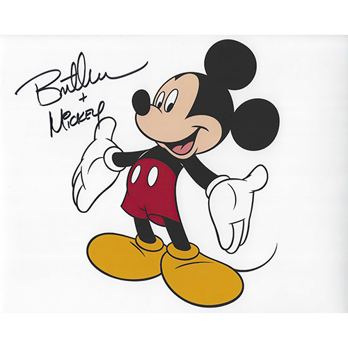 Bret Iwan Autographed 8"x10" (Mickey Mouse)