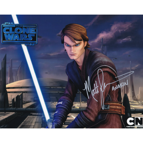 Matt Lanter Autographed 8"x10" (Star Wars The Clone Wars)