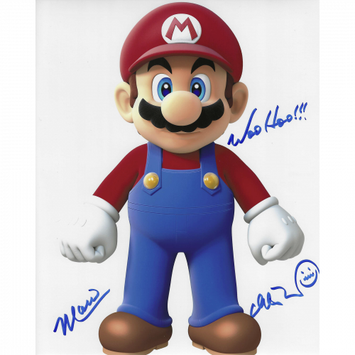 Charles Martinet Autographed 8"x10" (Mario)