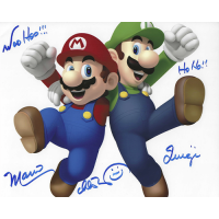 Charles Martinet Autographed 8"x10" (Mario)