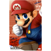 CHARLES MARTINET NINTENDO MARIO AUTOGRAPHED 11x17 POSTER - JSA CERTIFIED COA