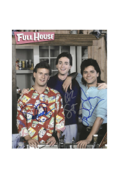 Bob Saget, John Stamos, and Dave Coulier Autographed 8"x10" Photo (Full House)