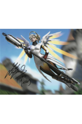 Lucie Pohl Autographed 8"x10" (Overwatch)