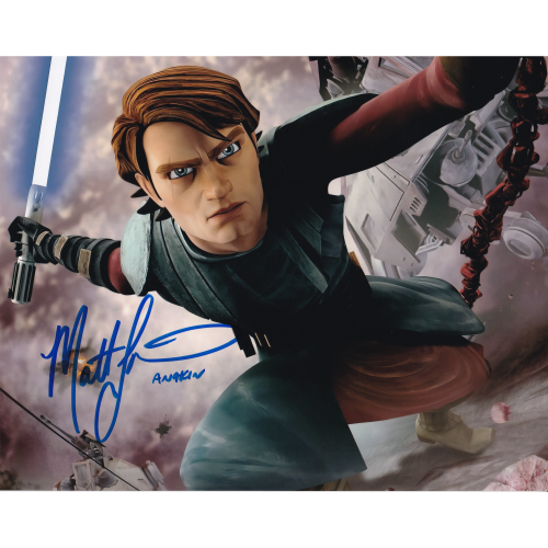 Matt Lanter Autographed 8"x10" (Star Wars The Clone Wars)
