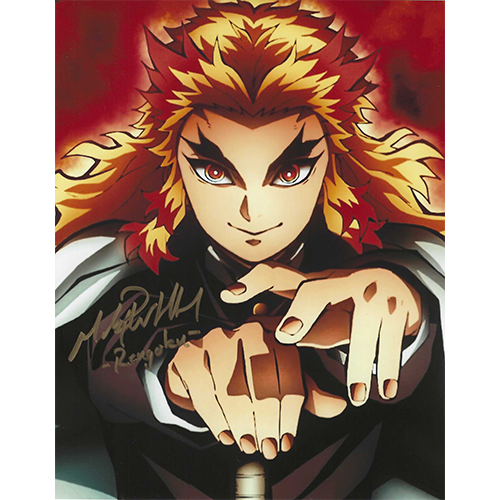 Mark Whitten Autographed 8"x10" (Demon Slayer)