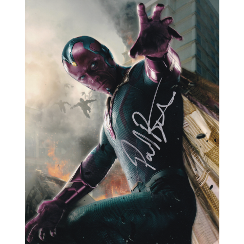 Paul Bettany Autographed 8"x10" (Avengers)