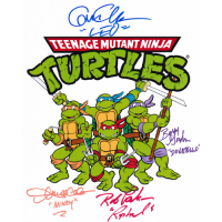 Teenage Mutant Ninja Turtles Animated Series Cast Autographed 8"x10" (TMNT)