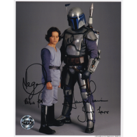 Temuera Morrison & Daniel Logan Autographed 8"x10" (Star Wars)