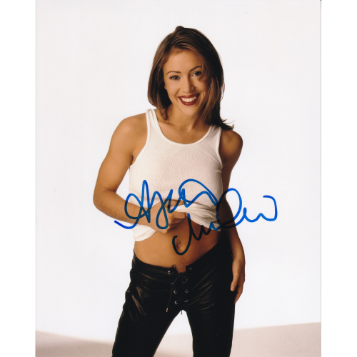 Alyssa Milano Autographed 8"x10" (Charmed)