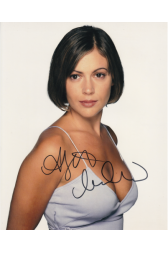 Alyssa Milano Autographed 8"x10" (Charmed)
