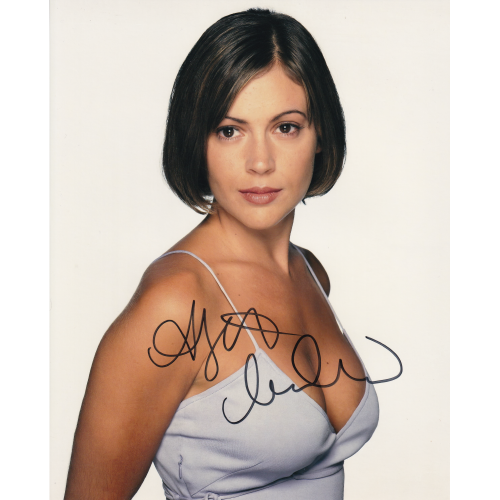 Alyssa Milano Autographed 8"x10" (Charmed)